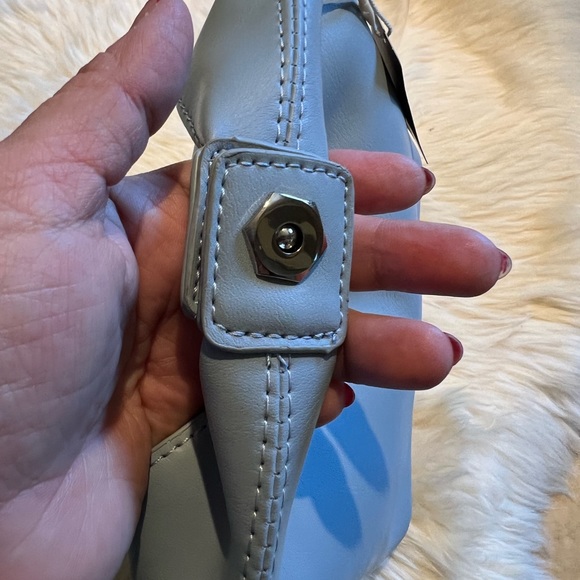 Honey Blue Snap Top Handle Bag - Picture 9 of 12